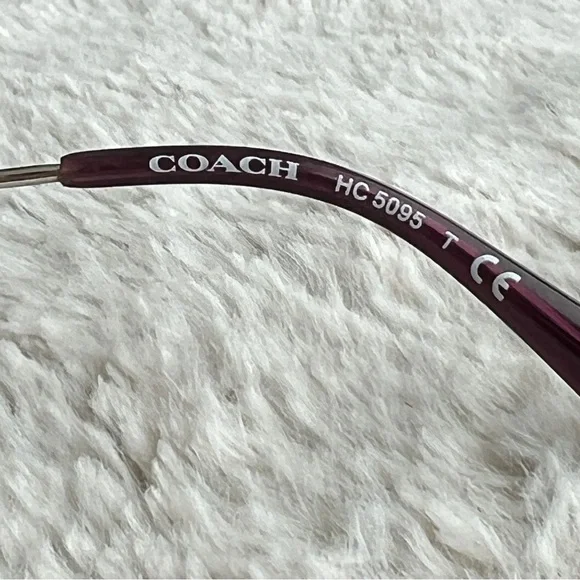Coach Black and Silver eyeglasses frames